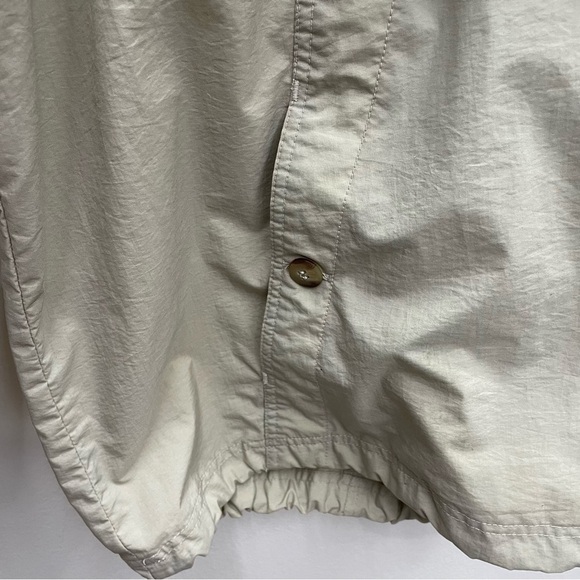 Columbia Beige Hoodie Windbreaker Pullover Women’s XL - Picture 5 of 12